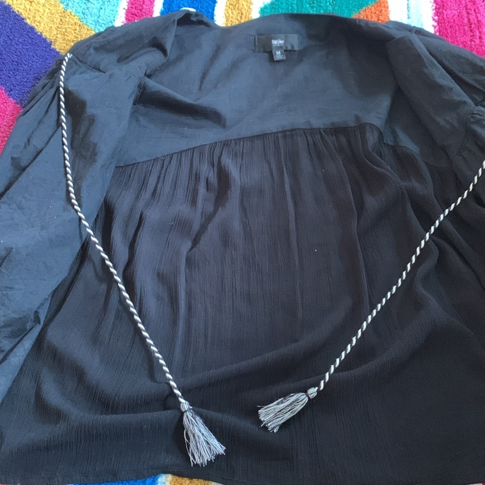 Embroidered peasant top jacket - Picture 7 of 8
